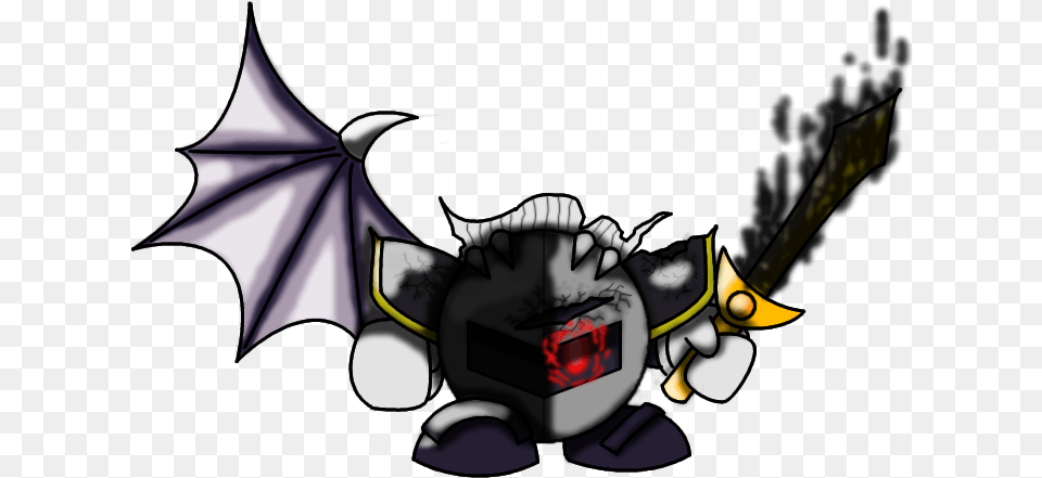 Dark Meta Knight By Xoathkeeper D31tqir Dark Meta Knight Kirby Png