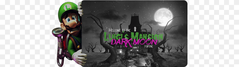 Dark Moon Forum Luigis Mansion 2 Selects Nintendo, Book, Nature, Night, Outdoors Png