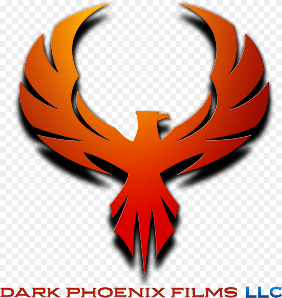 Dark Phoenix Entertainment Film Production Talent Agency Phoenix Bird Logo, Emblem, Symbol, Person Png