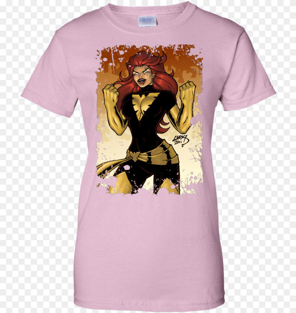 Dark Phoenix Jean Grey Shirt Xmen Apocalypse Saga Animated, T-shirt, Clothing, Person, Man Png Image