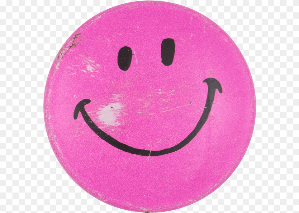 Dark Pink Smiley Face Smileys Button Museum Pink Smiley Face, Badge, Logo, Symbol Free Png Download