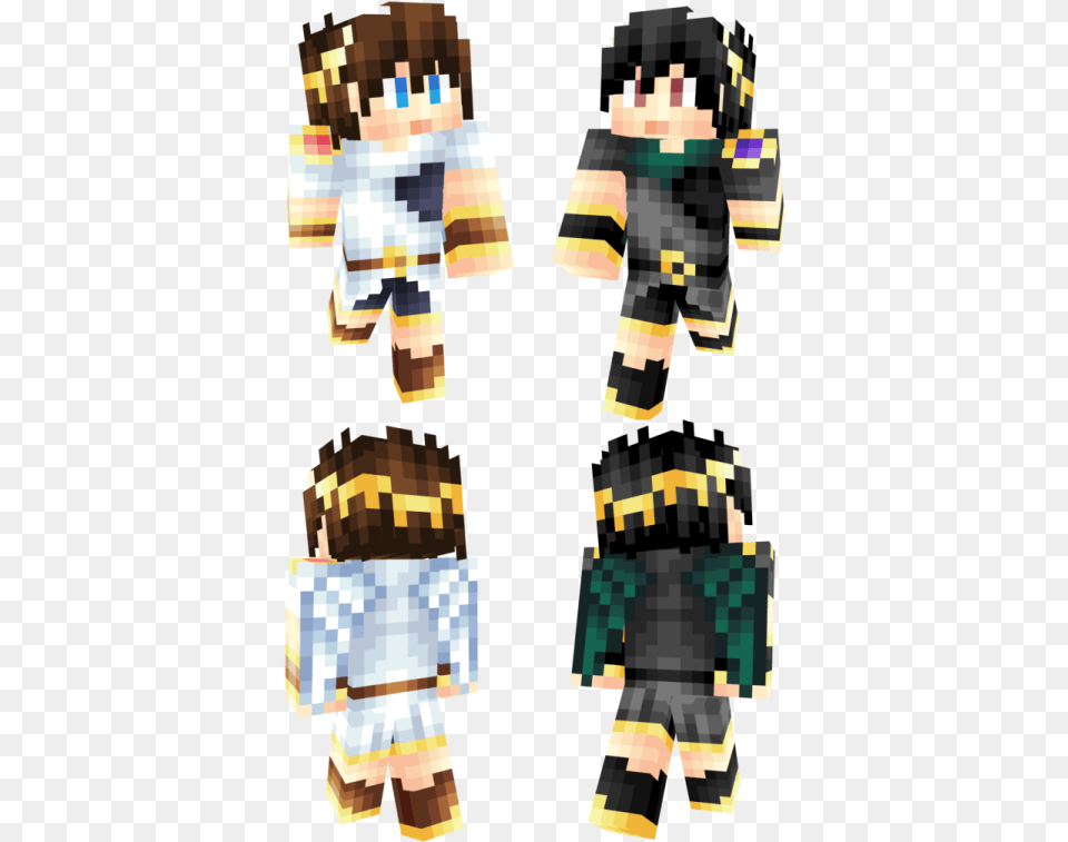 Dark Pit Minecraft Skin, Art, Collage, Person, Head Png