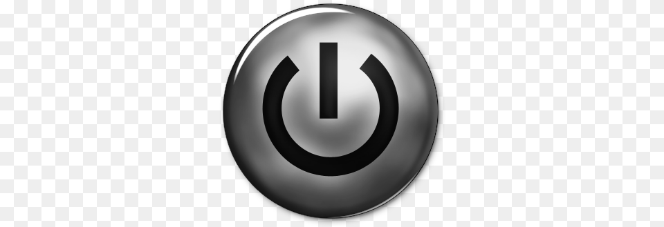 Dark Power Button Icon Power Button Icon, Symbol, Number, Text, Disk Free Png