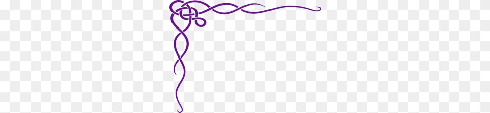 Dark Purple Corner Clip Art, Knot Png Image