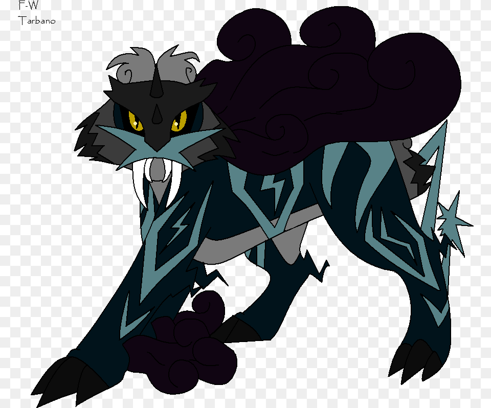 Dark Raikou By Faith Dark Raikou, Person, Animal, Bird Free Transparent Png