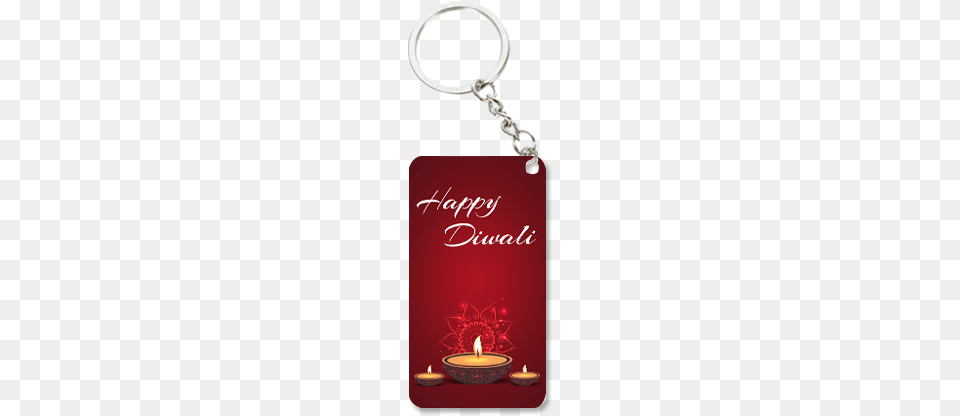 Dark Red Diwali Small Rectangle Key Chain Red, Book, Publication Free Png Download