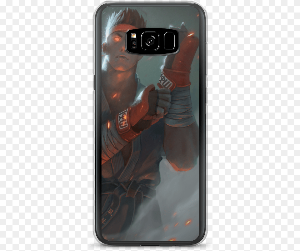 Dark Ryu Mockup Case On Phone Case On Phone Samsung Iphone, Body Part, Person, Hand, Finger Free Png