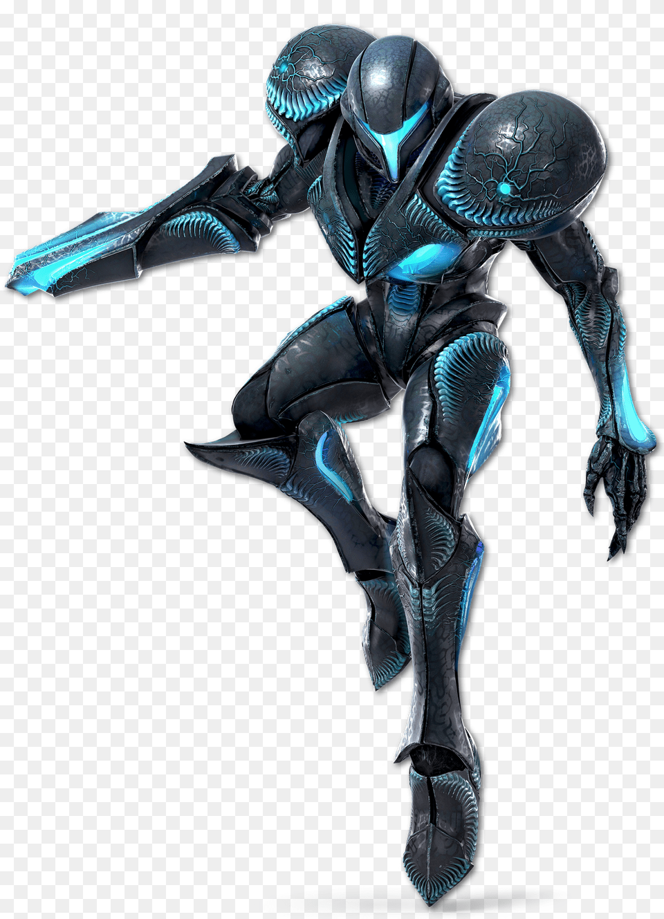 Dark Samus Hq Render From Smash Bros Ultimate Website Metroid, Helmet, Alien, Adult, Female Free Png Download