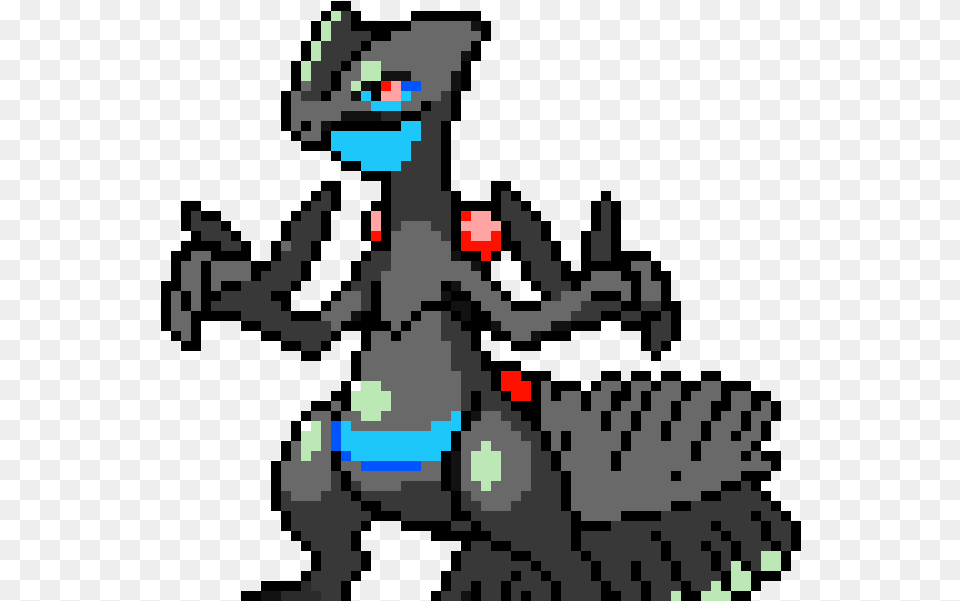 Dark Sceptile Pixel Art Pokemon Sceptile, Animal, Bird, Jay, Qr Code Free Png