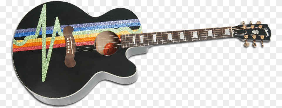 Dark Side Of The Moon Gibson Acoustic By Kantor Guitars Moon Acoustic Guitar, Musical Instrument, Bass Guitar Png