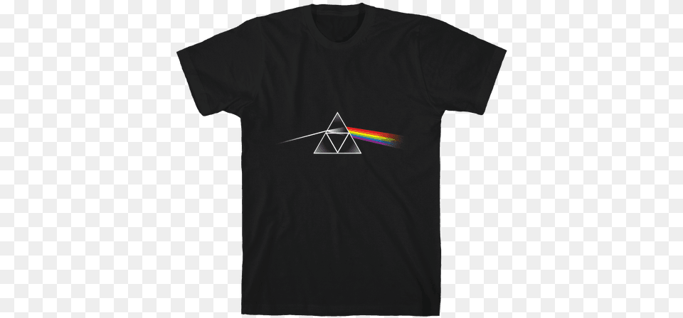 Dark Side Of The Triforce Mens T Shirt Supreme T Shirt Usa, Clothing, T-shirt, Triangle Free Png Download