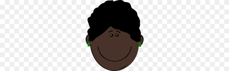 Dark Skin Woman Clip Art, Head, Person, Baby, Animal Free Png Download