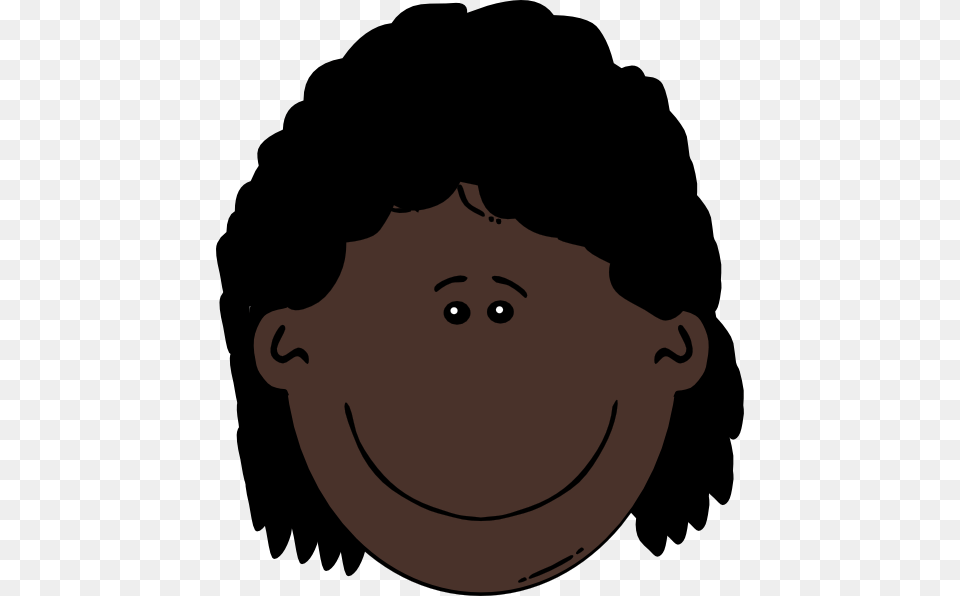 Dark Skin Young Woman Clip Art, Baby, Person, Head, Face Free Transparent Png
