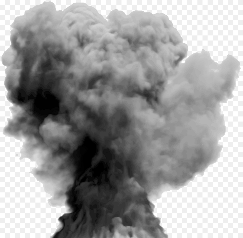 Dark Smoke Explosion, Fire Png