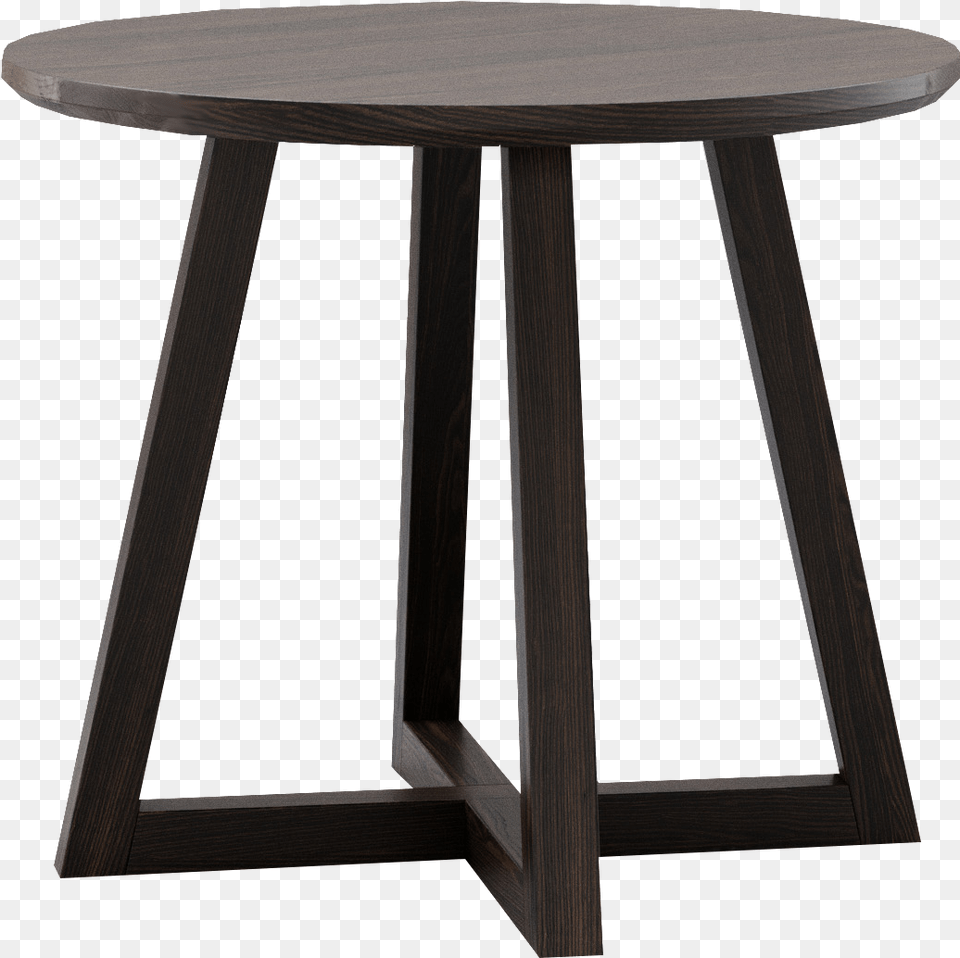 Dark Solid Timber Round Dining Table With Straight Outdoor Table, Coffee Table, Dining Table, Furniture, Bar Stool Png