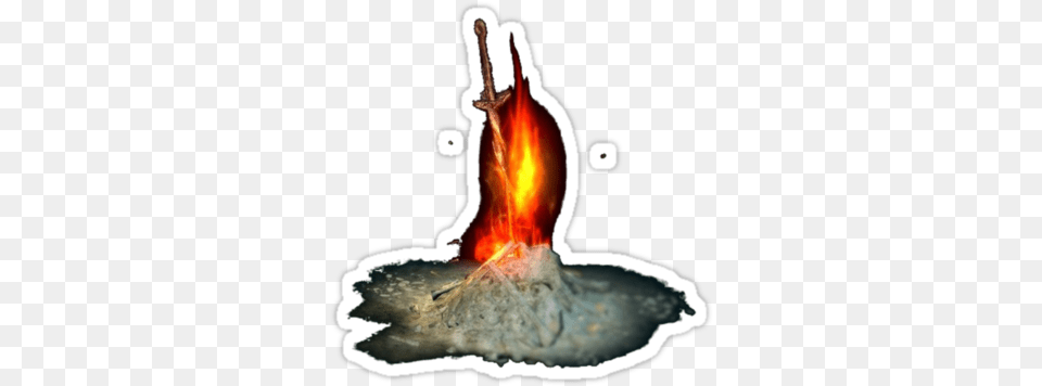 Dark Souls Bonfire Dark Souls Bonfire By Versson Campfire, Fire, Flame, Mountain, Nature Png