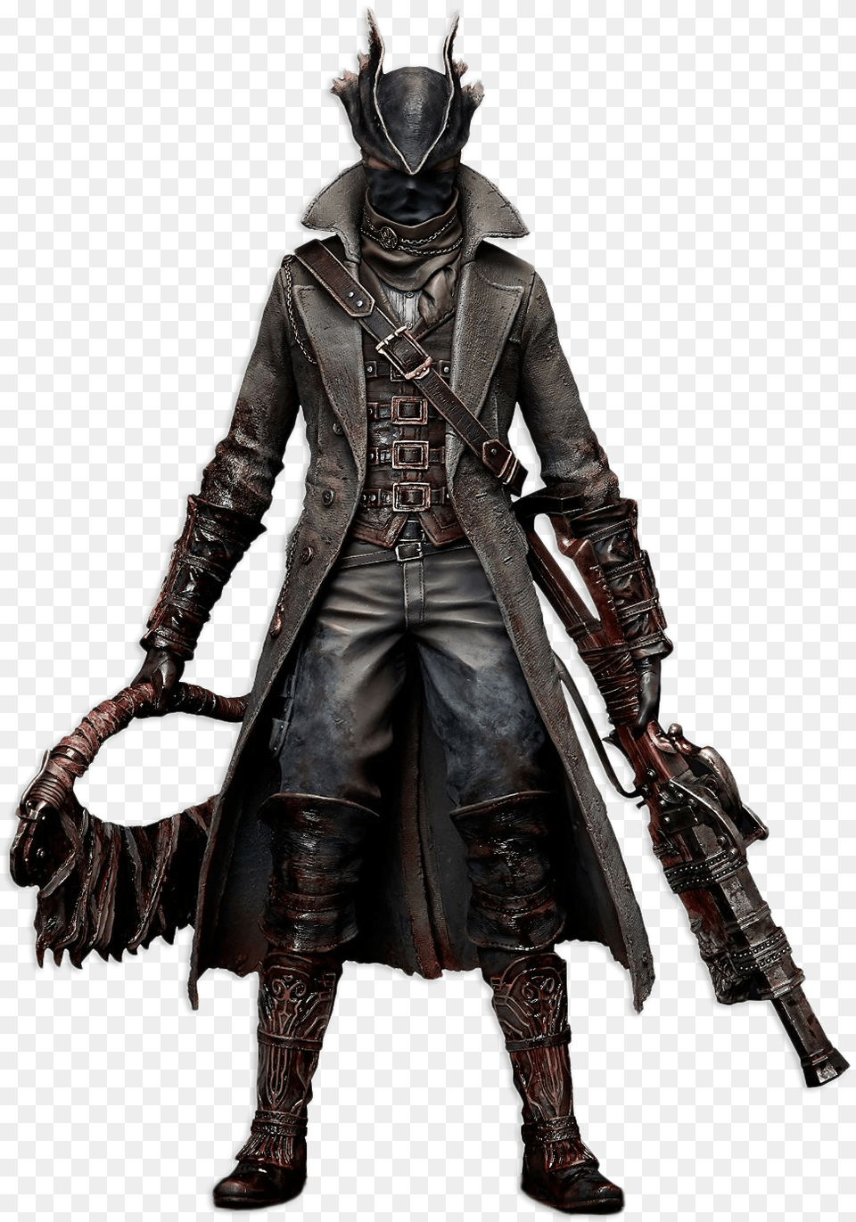 Dark Souls Character Bloodborne Hunter, Clothing, Coat, Blade, Dagger Free Png Download