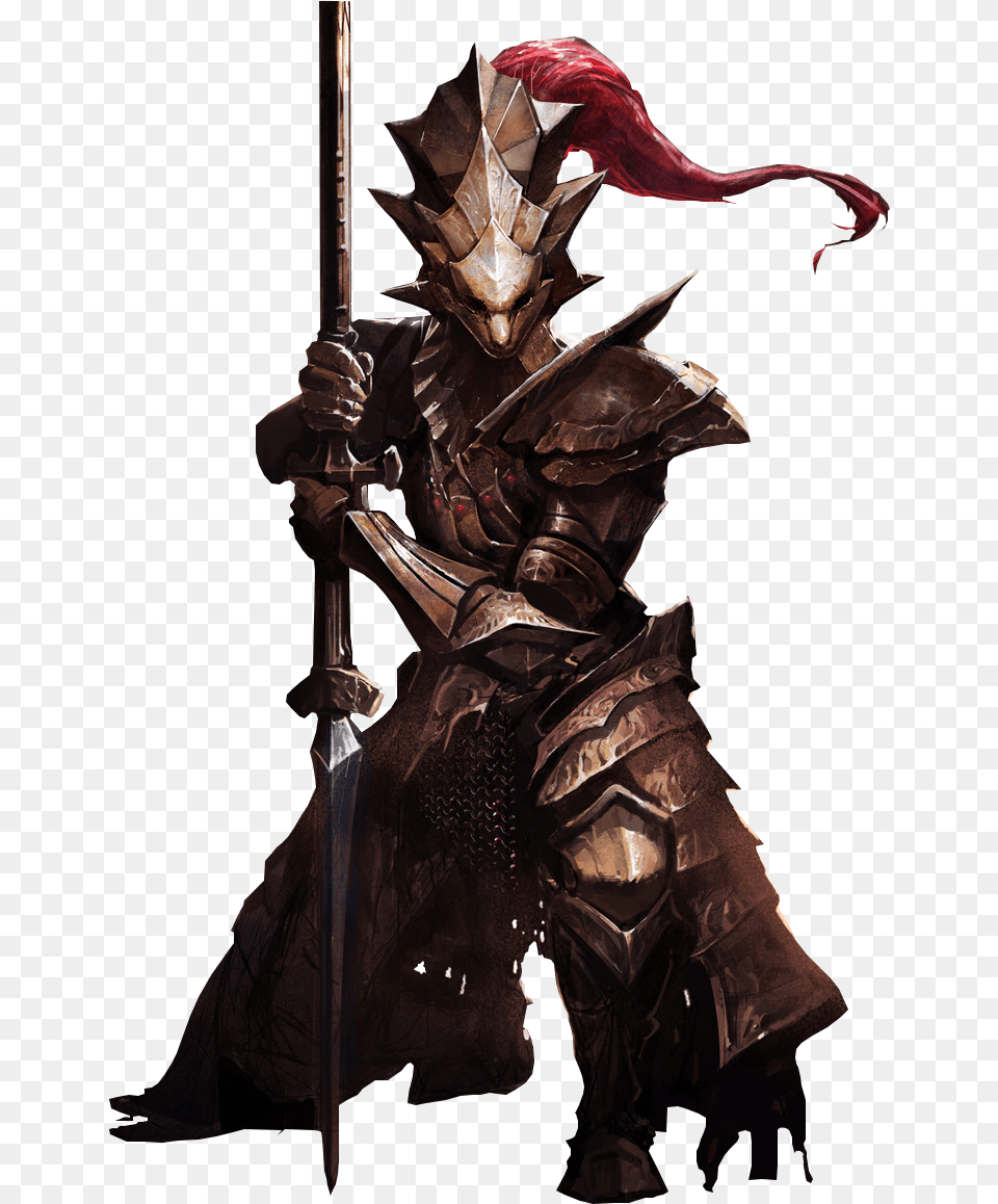 Dark Souls Ornstein, Knight, Person, Sword, Weapon Png Image