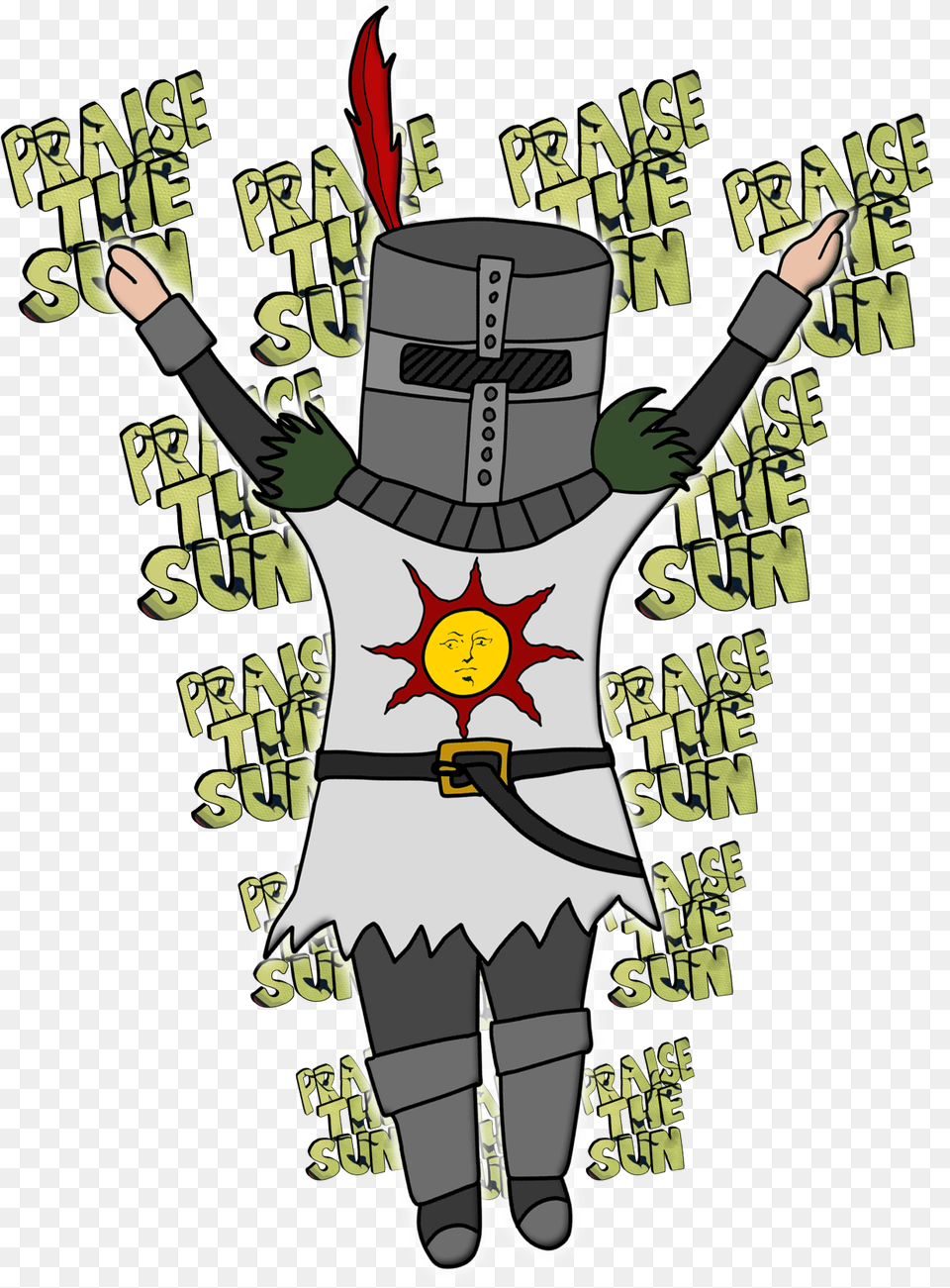 Dark Souls Solaire Shirt, Person, Face, Head Free Png Download