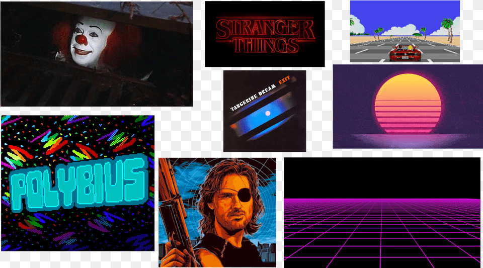 Dark Synthwave Starter Pack, Adult, Person, Man, Male Free Png