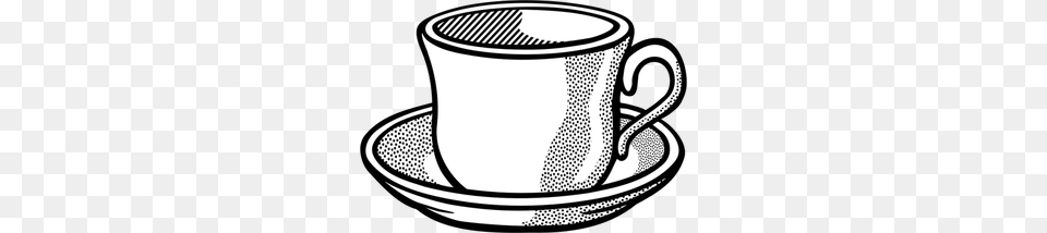 Dark Tea Vector Art, Saucer, Cup, Appliance, Blow Dryer Free Png Download