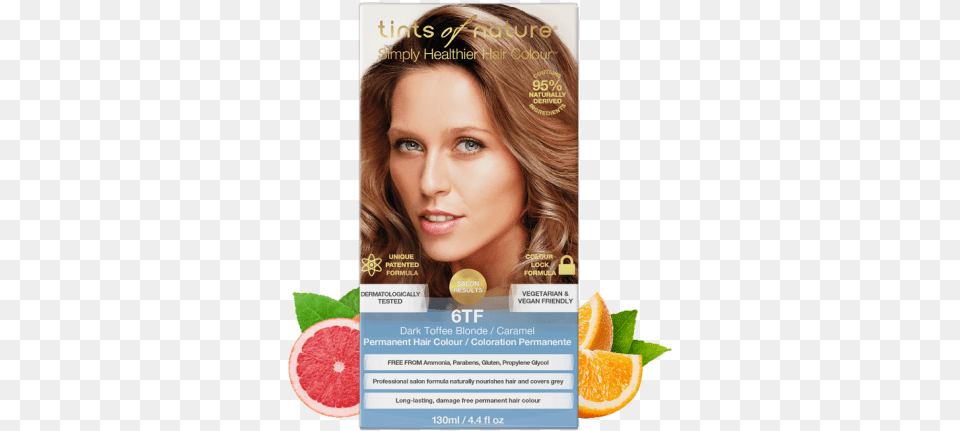 Dark Toffee Blonde Permanent Hair Dye Tints Of Nature 5r Rich Copper Brown Hair Color, Grapefruit, Advertisement, Citrus Fruit, Produce Free Png Download