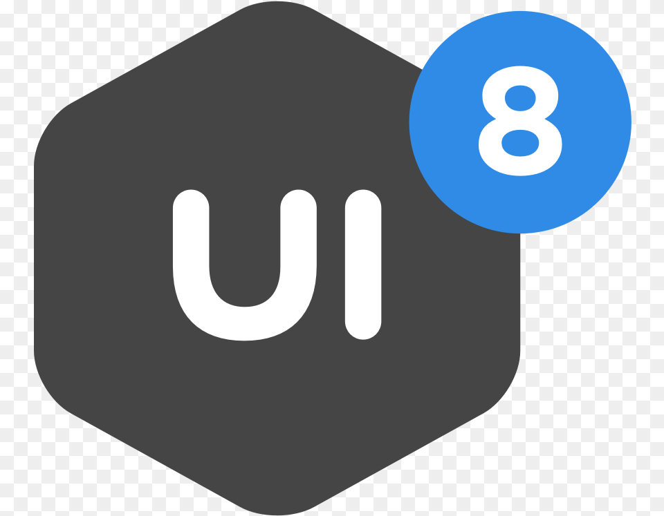 Dark Ui8 Logo, Sign, Symbol, Road Sign, Text Png