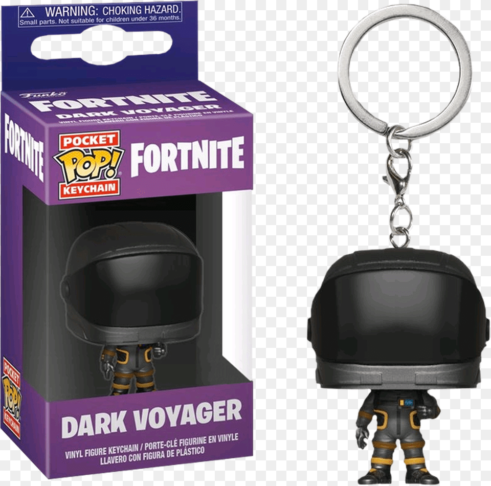 Dark Voyager Pocket Pop Vinyl Keychain Pop Keychain Fortnite Moonwalker, Helmet, Lamp, Clothing, Hardhat Free Png