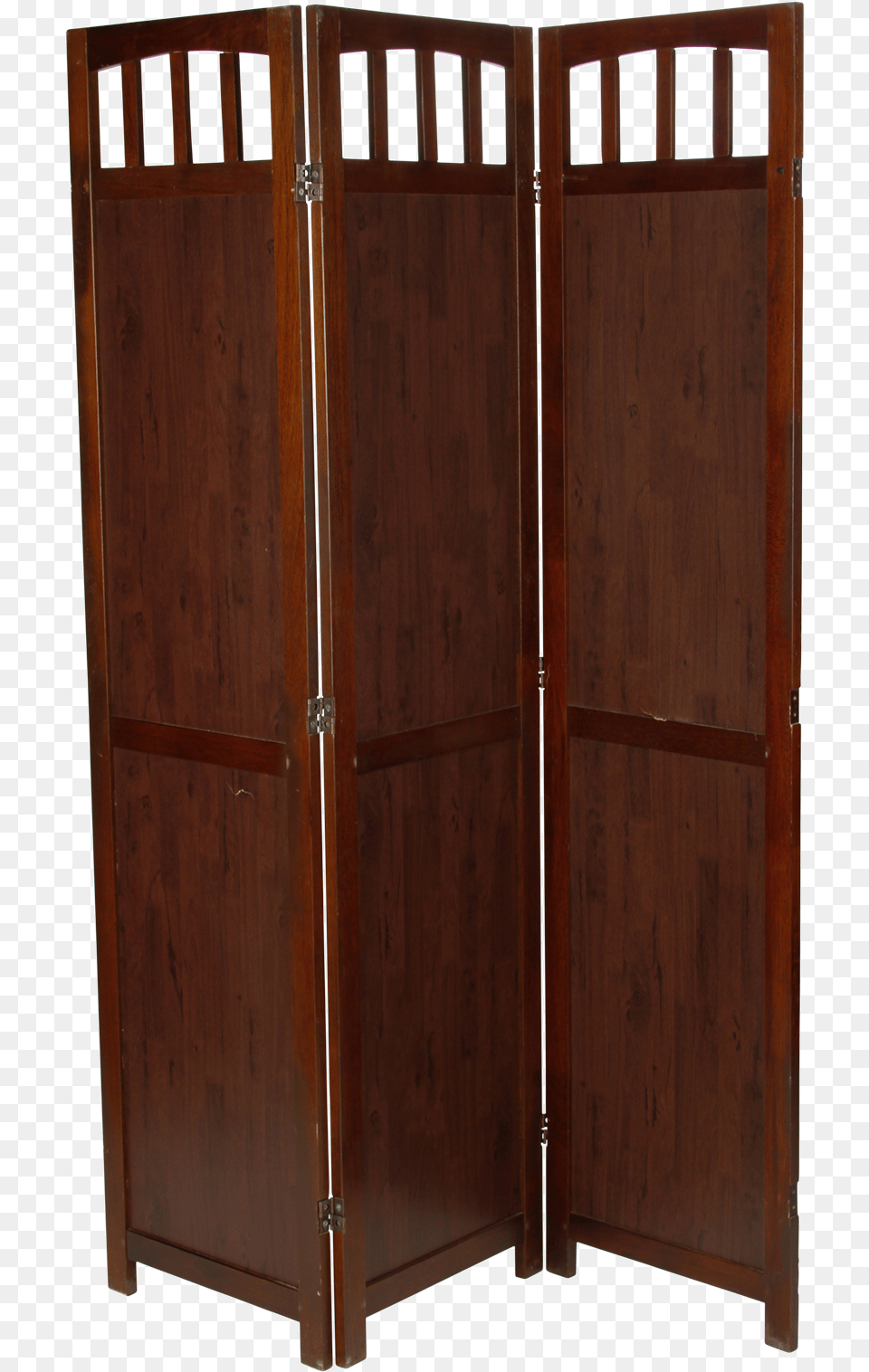 Dark Wood Room Divider, Door, Folding Door Free Transparent Png