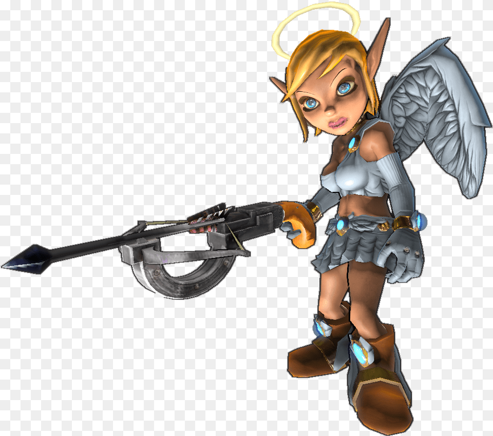 Darkelfwarrioriconhard Dungeon Defenders Legendary Huntress, Face, Head, Person, Doll Free Transparent Png