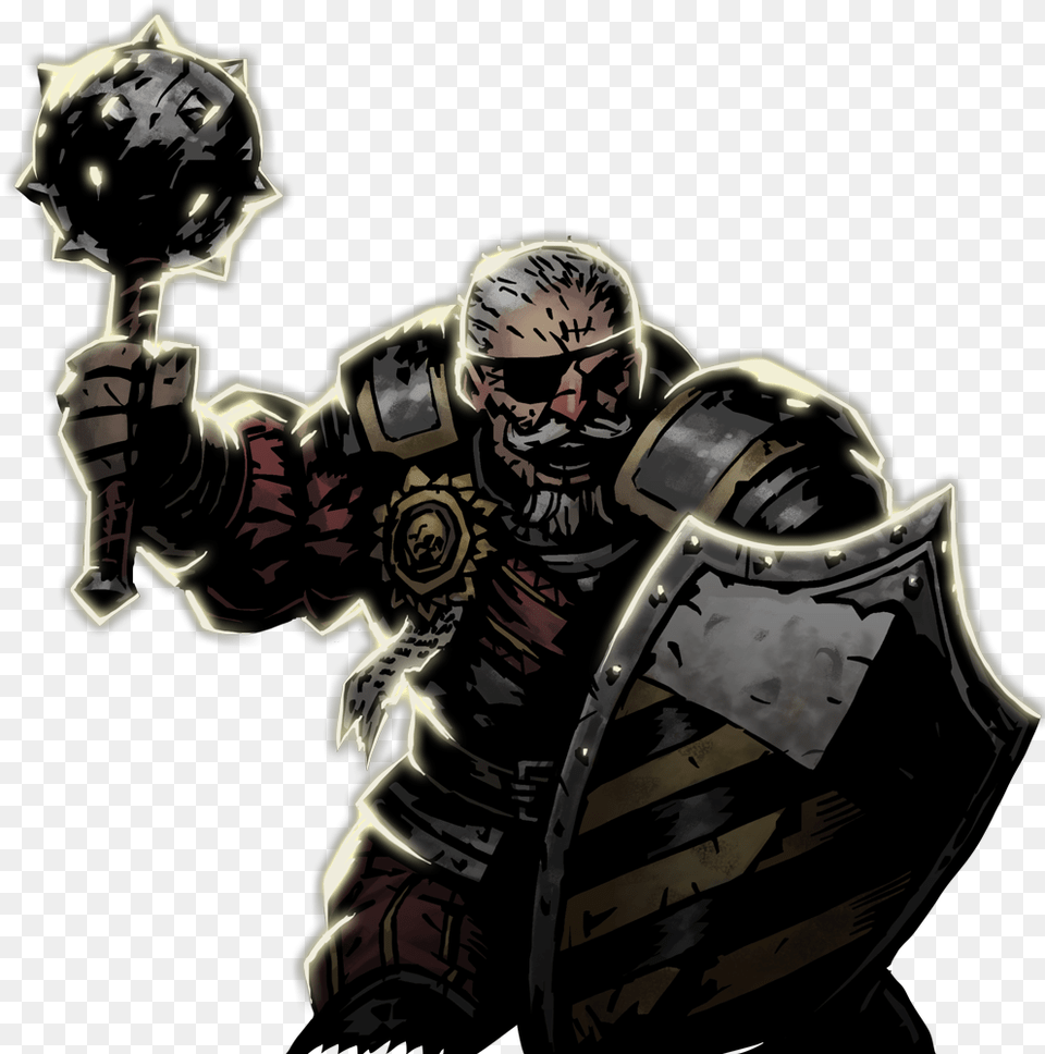 Darkest Dungeon All Virtues Clipart Man At Arms Darkest Dungeon, Adult, Male, Person, Face Free Png