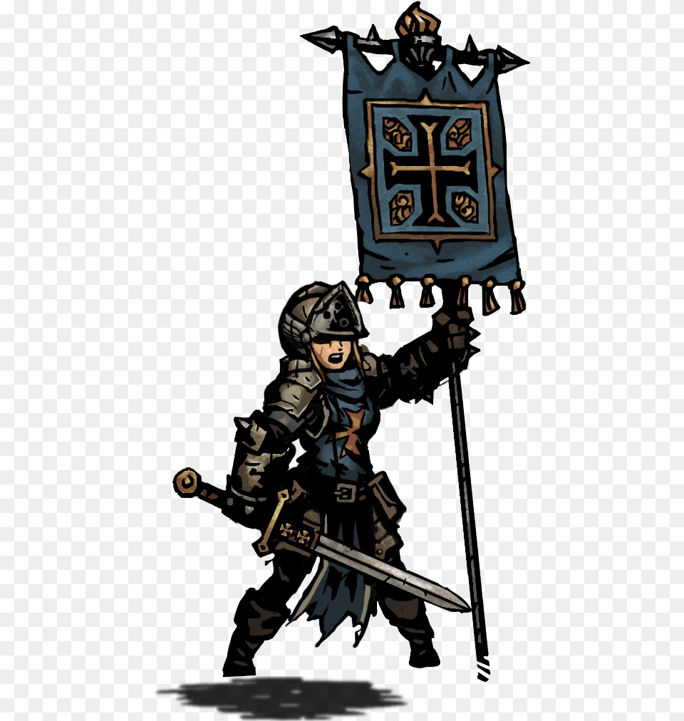 Darkest Dungeon Crusader Inspiring Cry, Adult, Male, Man, Person Free Png