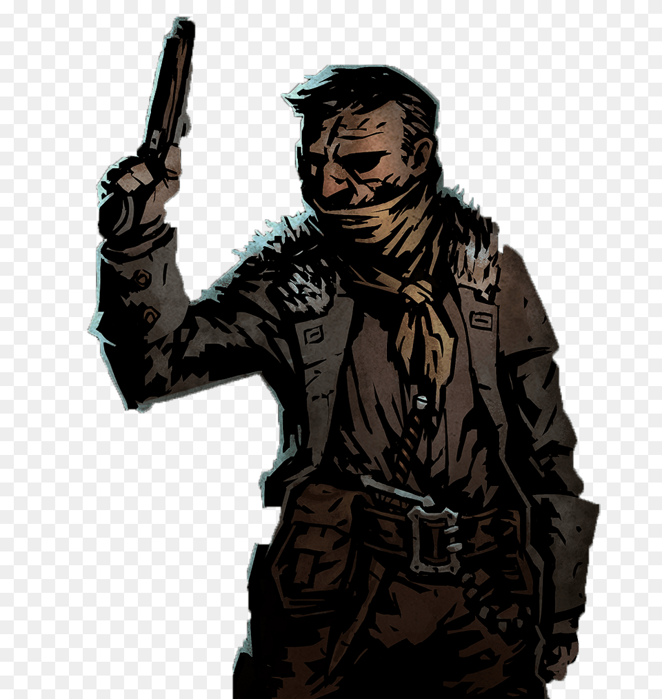 Darkest Dungeon Highwayman, Weapon, Firearm, Person, Man Free Png Download