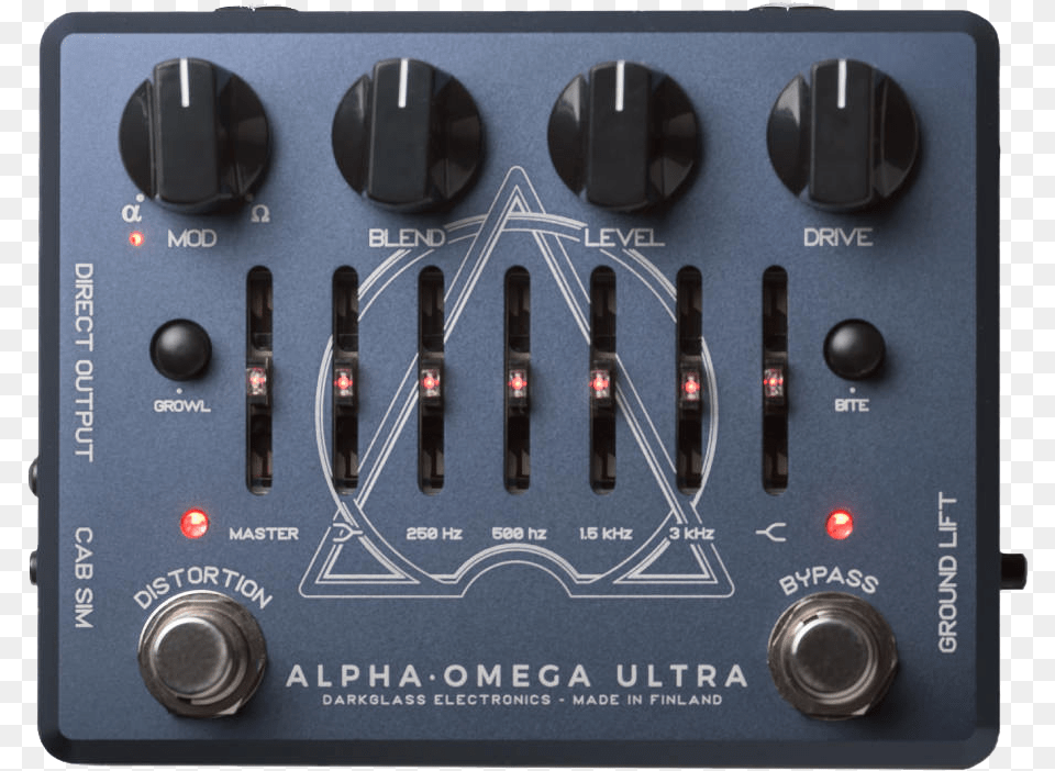 Darkglass Alpha Omega Ultra Dual Bass Preampod Darkglass Alpha Omega Ultra, Amplifier, Electronics, Electrical Device, Switch Png