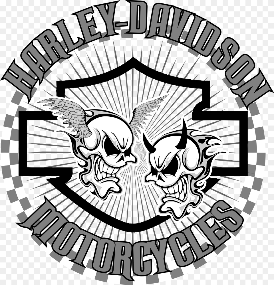 Darkhorse Harley Davidson Harley, Emblem, Symbol, Logo Free Png