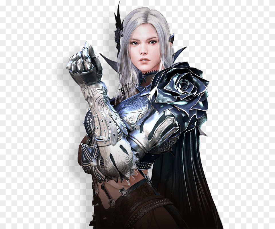 Darkknight Character Black Desert Online Female Warrior, Adult, Clothing, Costume, Person Free Png