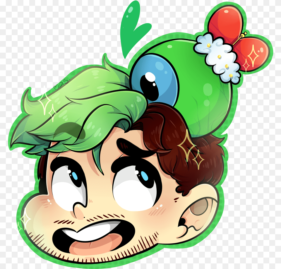 Darkmagic Sweetheart On Twitter Jacksepticeye Fan Art Chibi, Berry, Food, Fruit, Plant Free Png Download