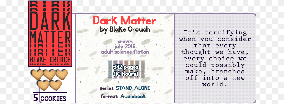 Darkmatter Review Dark Matter Book, Text, Advertisement, Poster Free Png