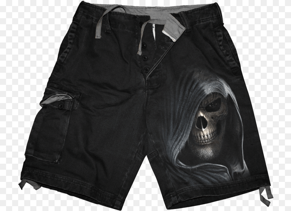 Darkness Cargo Shorts Shorts For Goth Mens, Clothing, Jeans, Pants, Face Free Png Download