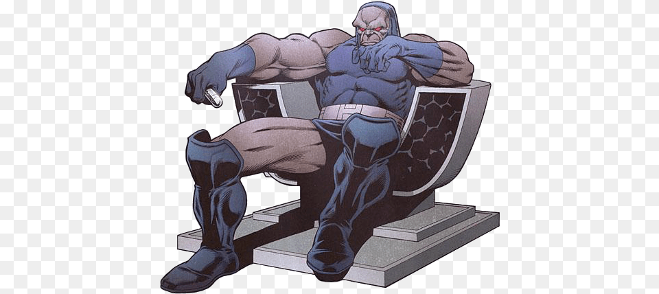 Darkseid Dc Transparent Darkseid Pre New, Batman, Adult, Furniture, Male Png Image