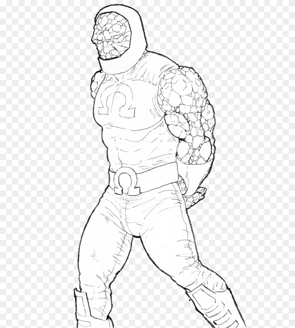 Darkseid Outlines By Rayluaza Sketch, Art, Drawing, Adult, Male Png