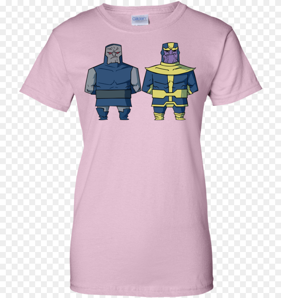 Darkseid Vs Thanos Marvel And Dc T Shirt Amp Hoodie T Shirt, Clothing, T-shirt, Person, Baby Free Png