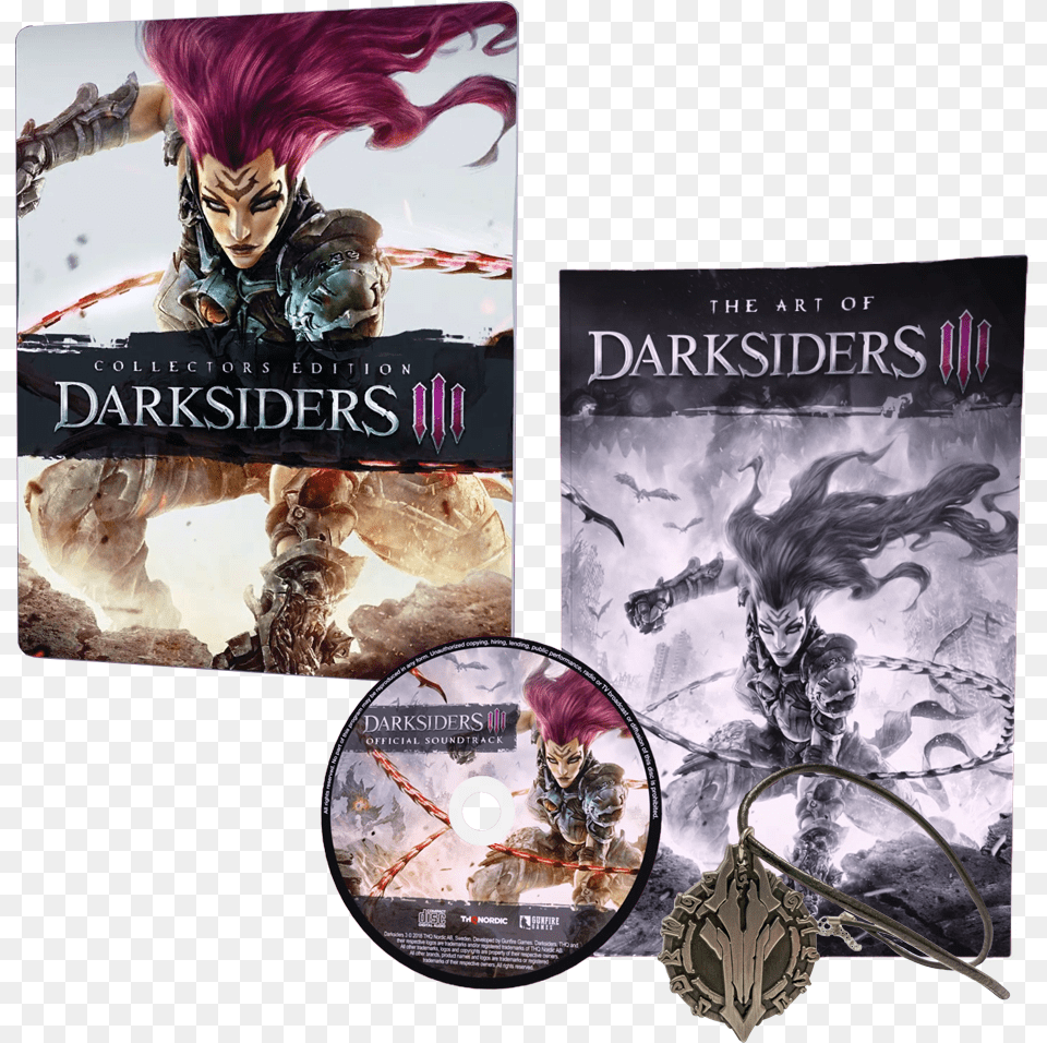 Darksiders 3 Apocalypse Edition Kupit, Book, Publication, Adult, Person Free Png Download