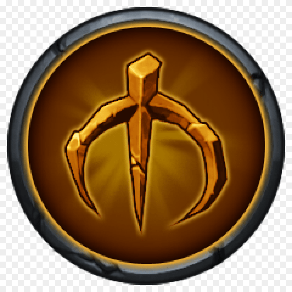 Darksiders Armageddon Blade, Gold, Ammunition, Emblem, Grenade Png Image