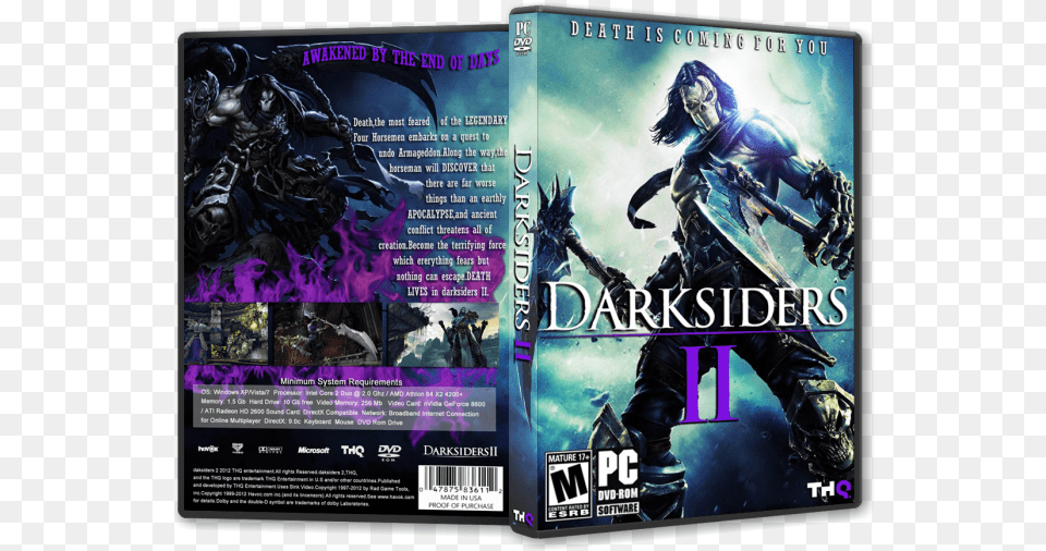 Darksiders Ii Repack Download Darksiders Wrath Of War Game Wall Print Poster Decor, Adult, Male, Man, Person Free Png