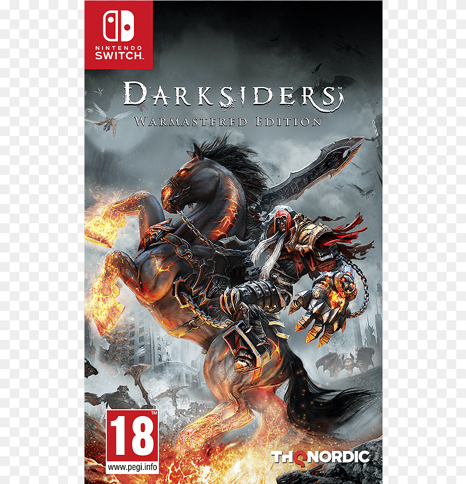 Darksiders Warmastered Edition Nintendo Switch, Publication, Book, Advertisement, Poster Png
