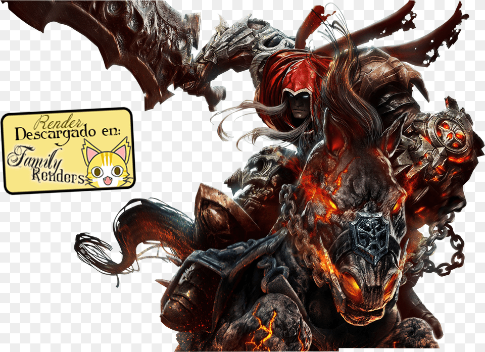 Darksiders Wrath Of War Darksiders, Dragon, Adult, Female, Person Png