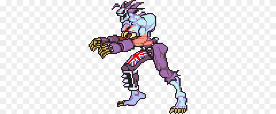 Darkstalkers Lord Raptor Darkstalkers Lord Raptor Sprite, Book, Comics, Publication, Person Free Png