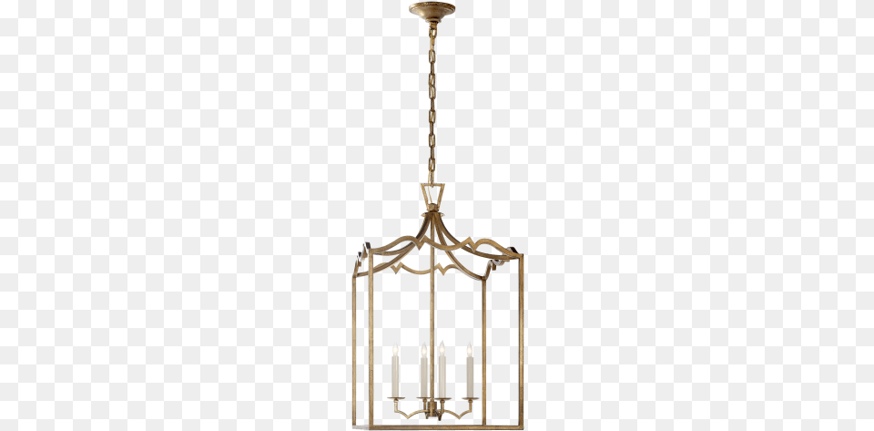 Darlana Medium Fancy Lantern In Gilded Iron Darlana Fancy Lantern, Chandelier, Lamp, Bronze, Festival Png Image