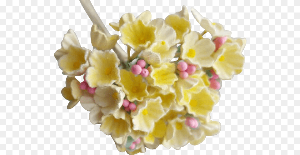 Darling Group Of Miniature Vintage Paper Flowers In Narcissus, Flower, Flower Arrangement, Flower Bouquet, Petal Free Png